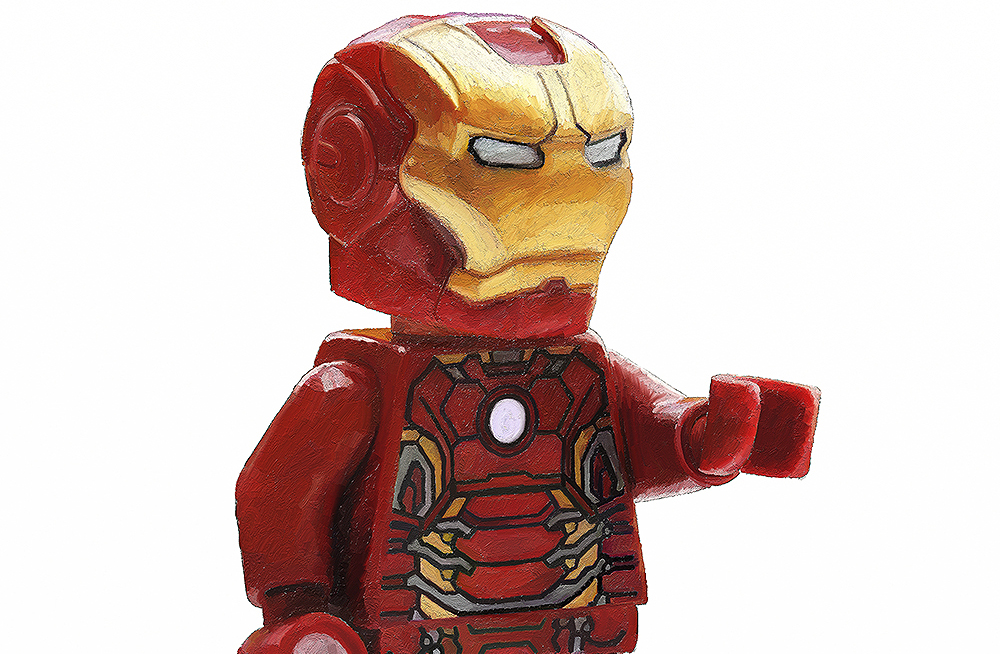 lego ironman book