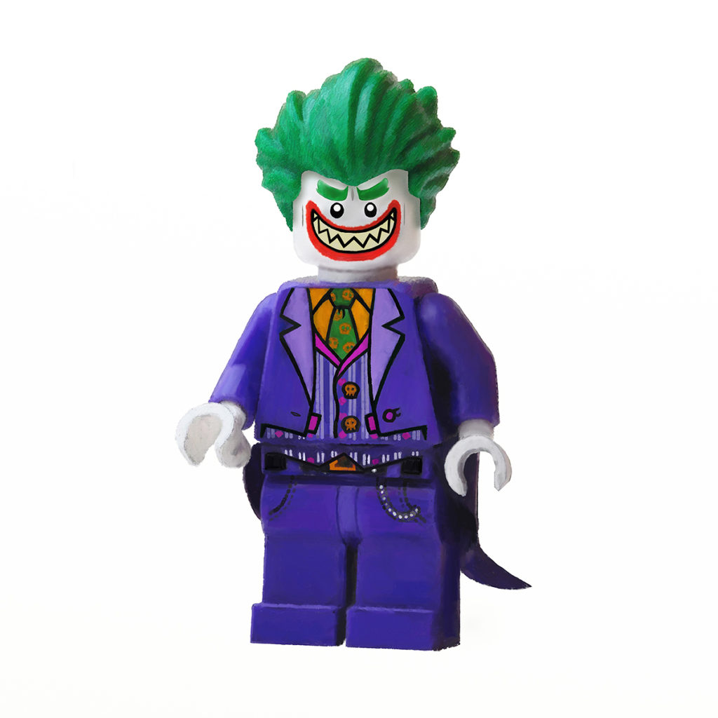 Digital Painting - Lego Joker