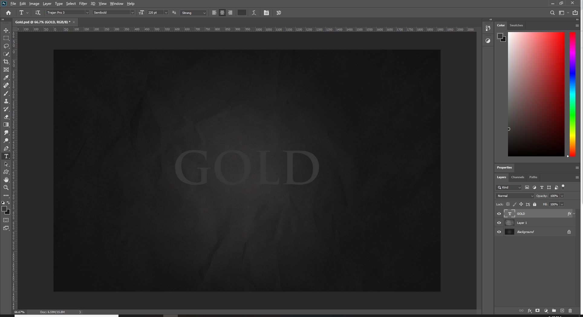 Gold Text Effect Photoshop Tutorial | The Digital Art World