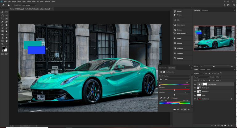 How to Change Car Color in Photoshop | The Digital Art World