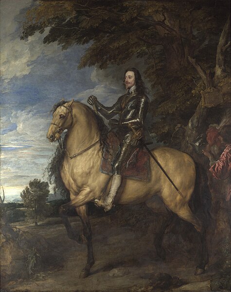 Equestrian Portrait of Charles I - Anthony van Dyck